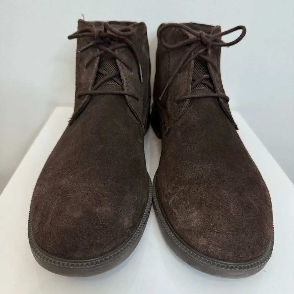 Rockport Brown Suede Berenger Chukka Boots Shoe Men’s Size 10.5 Comfort Dress